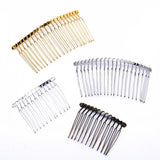 10pcs Wedding Hair Accessories Metal Bridal Hair Combs - Gold/Silver