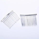 10pcs Wedding Hair Accessories Metal Bridal Hair Combs - Gold/Silver