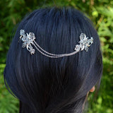 Crescent Moon Pentagram Hair Comb for Women