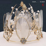 Pearl Wedding Bridal Hair Accessories Princess Crown Tiaras