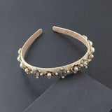 Crystal Flower Hairband Rhinestone Headbands Women Party 858