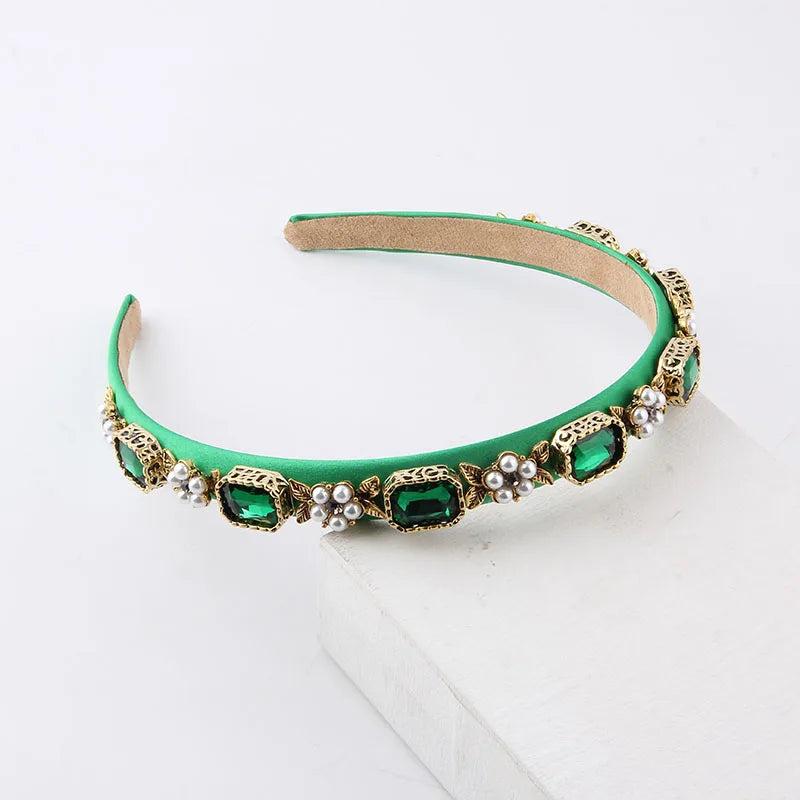 Fashionable Rhinestone Pearl Hair Hoop Lady Hair Accessories