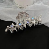 Geometric Hair Claws Clips for Women Wave Metal Clamps Clip