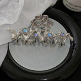 Geometric Hair Claws Clips for Women Wave Metal Clamps Clip