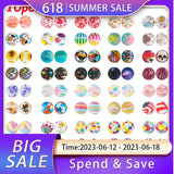 15mm Round Leopard Printed Silicone Beads for DIY Jewelry Making