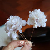 Romantic Cherry Blossoms Hair Sticks Wedding Accessories