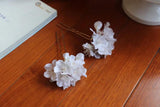 Romantic Cherry Blossoms Hair Sticks Wedding Accessories