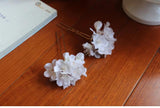 Romantic Cherry Blossoms Hair Sticks Wedding Accessories