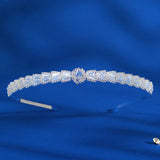 Zircon Headbands Women Hair Accessories Silver Hairband Bridal Wedding Jewelry
