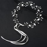 Greek Goddess Bridal Metal Hair Accessories Pearl Headband