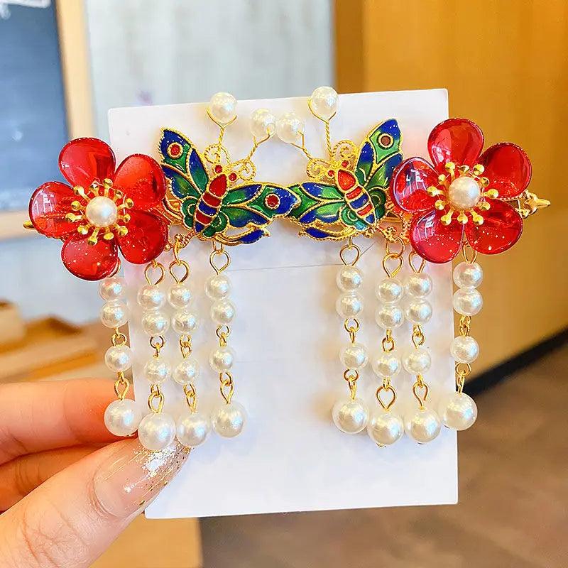 Colorful Persimmon Hair Clip Baby Girl Hair Clips Hairpin