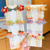 Colorful Persimmon Hair Clip Baby Girl Hair Clips Hairpin