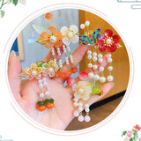 Colorful Persimmon Hair Clip Baby Girl Hair Clips Hairpin