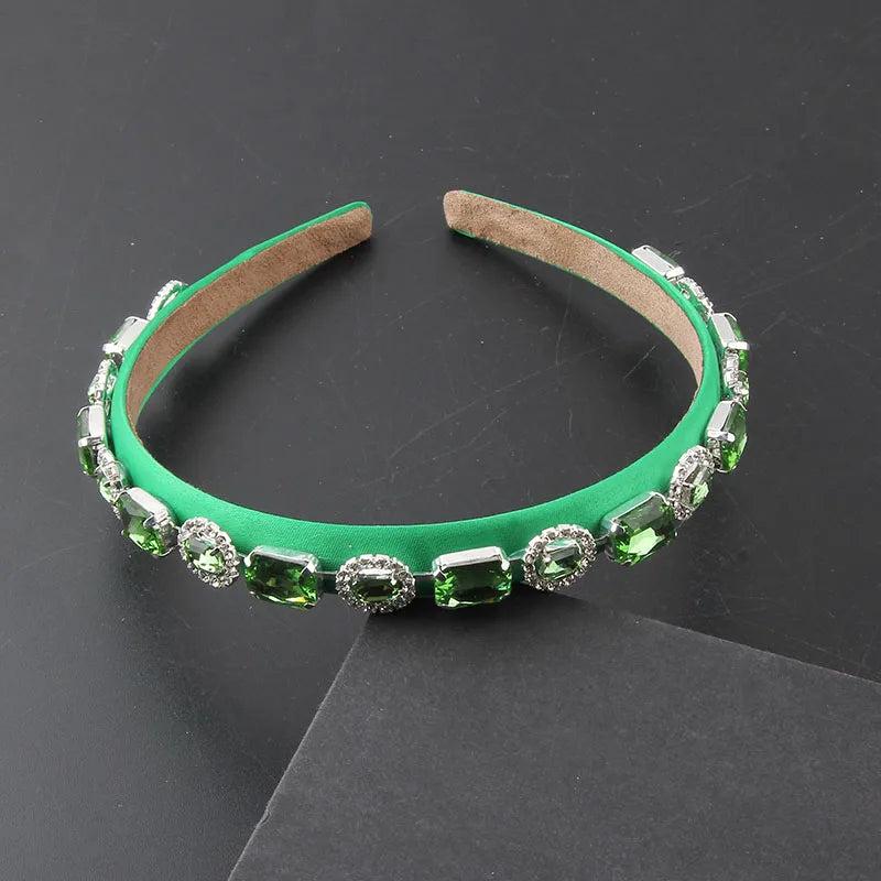 Vintage Crystal Hairband Rhinestone Baroque Women Headband