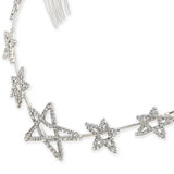 Vintage Hollow Pentagram Star Hair Vine Accessories for Women