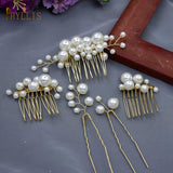 Pearl Tiara Wedding Hair Comb Hair Pins Bridal Headpiece