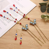 Vintage Cloisonne Chinese Hairpin for Women