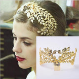 Baroque Style Metal Tiaras Crown Headband Bride Wedding Hair Accessories
