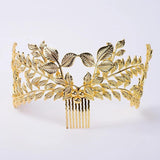 Baroque Style Metal Tiaras Crown Headband Bride Wedding Hair Accessories