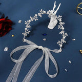 Rhinestone Headbands Wedding Hair Accessories Silver Hairbands Bridesmaid Gift