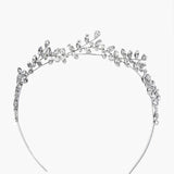 Bridal Crystal Headband Flowers Headdress Indian Jewelry for Women