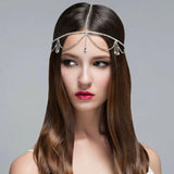 Boho Crystal Forehead Hair Accessories for Women Wedding