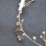 Ribbon Crystal Leaf Headbands Women Wedding Hair Jewelry Accessories