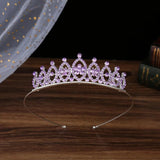 Kids Rhinestone Crown Hair Clip for Birthday Party