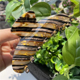 Leopard Stripe Hair Clip Large Shark Hair Claws for Women