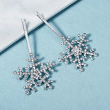 Bridal Wedding Hair Clips Rhinestone Hair Pins Silver Accessories for Women