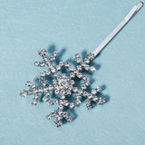 Bridal Wedding Hair Clips Rhinestone Hair Pins Silver Accessories for Women