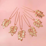6pcs Leaf Wedding Hair Pins Bridal Hair Clips Forks Jewelry Women Accessories