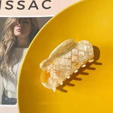 Stripe Gradient Multicolor Clouds Hair Claws Acetic Acid Shark Clip