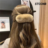 Autumn Rex Rabbit Hair Accessories Leopard Shark Clip Multicolor