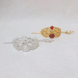 Chinese Hanfu Gem Hair Crown Hairpin Headdress