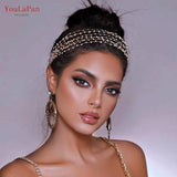 Bridal Beading Headband Wedding Hair Jewelry HP28