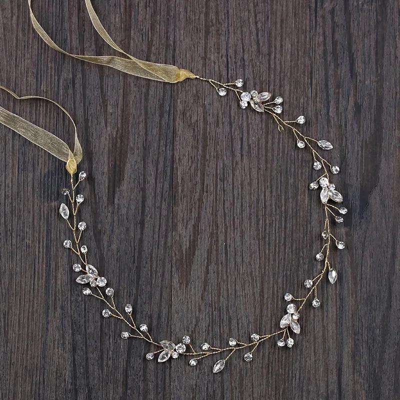 Crystal Headband Bridal Hair Jewelry Accessory