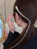 Crystal Snake Hair Clip Women Girls Barrette Hairpin Ponytail Head Accessory