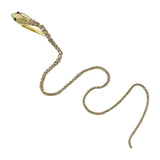 Crystal Snake Hair Clip Women Girls Barrette Hairpin Ponytail Head Accessory