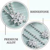 Stonefans Brinie Boho Head Chain Crystal Pendant Hair Piece Layered