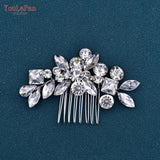 HP88 Rhinestone Hair Combs for Brides Women Headpiece Wedding Hair Accessories