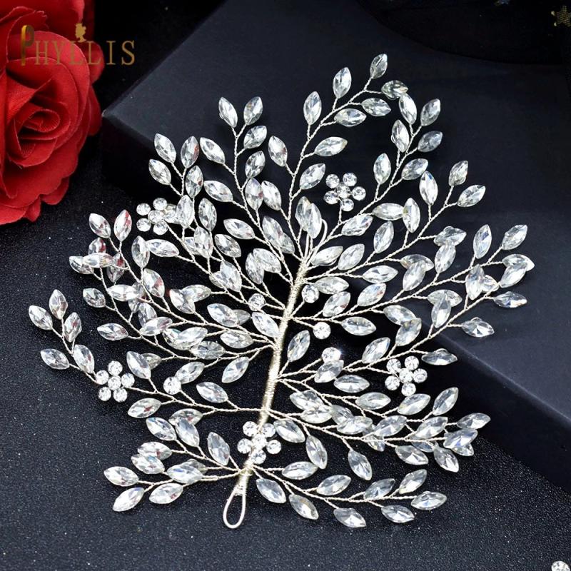 A320 Bridal Tiara Rhinestone Crystal Headdress