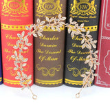 Rhinestone Crystal Leaf Bridal Tiara Headband Wedding Hair Accessories