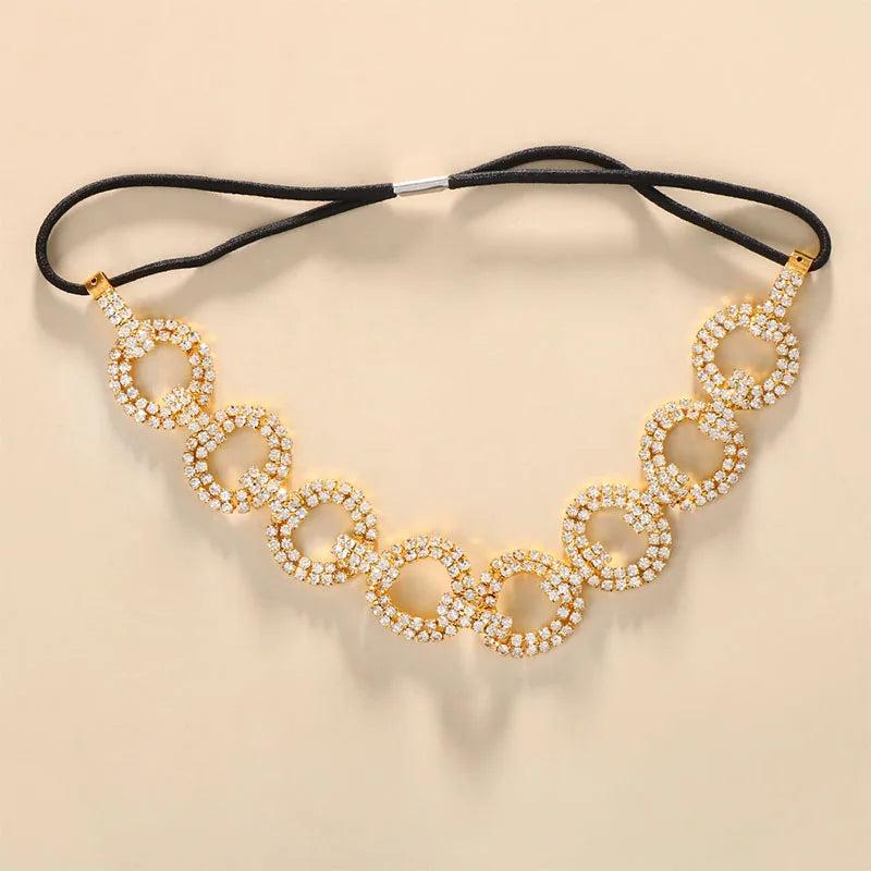 Stonefans Rhinestone Hairband Wedding Head Chain Bridal Headpiece