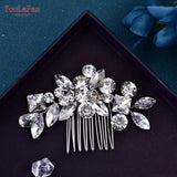 HP88 Rhinestone Wedding Head Comb for Brides
