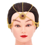Bohemian Rhinestone Tassel Headband