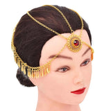 Bohemian Rhinestone Tassel Headband