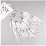 Boho Dream Catcher Feather Hair Band Wedding Headdress