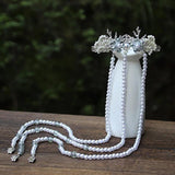 Chinese Hanfu Headwear Beaded Tassel Hair Accessories
