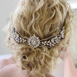 Crystal Bridesmaid Headdress Bridal Hair Comb for Wedding Party